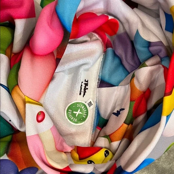 Authentic J Balvin xTakashi Murakami Hoodie Multicolor Floral-Emoji Hoodie uni - Picture 5 of 6